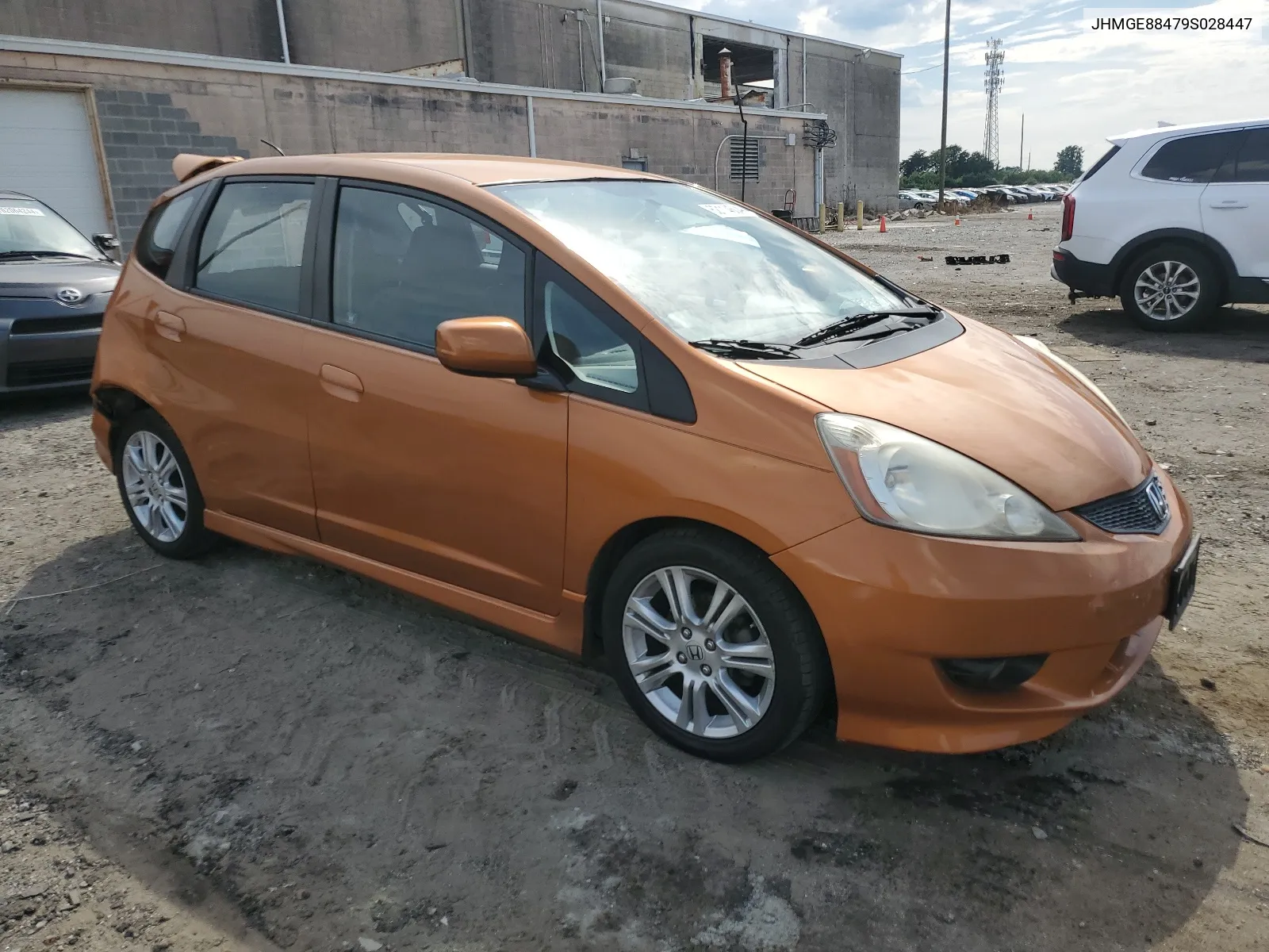 2009 Honda Fit Sport VIN: JHMGE88479S028447 Lot: 62114604