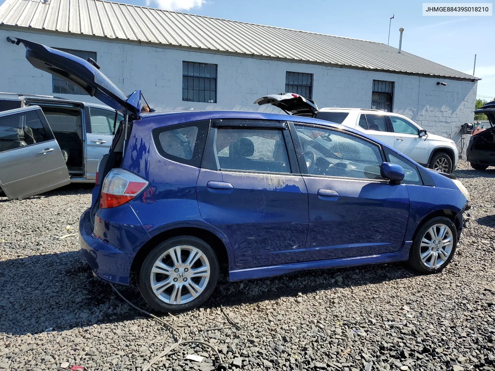 2009 Honda Fit Sport VIN: JHMGE88439S018210 Lot: 62555914