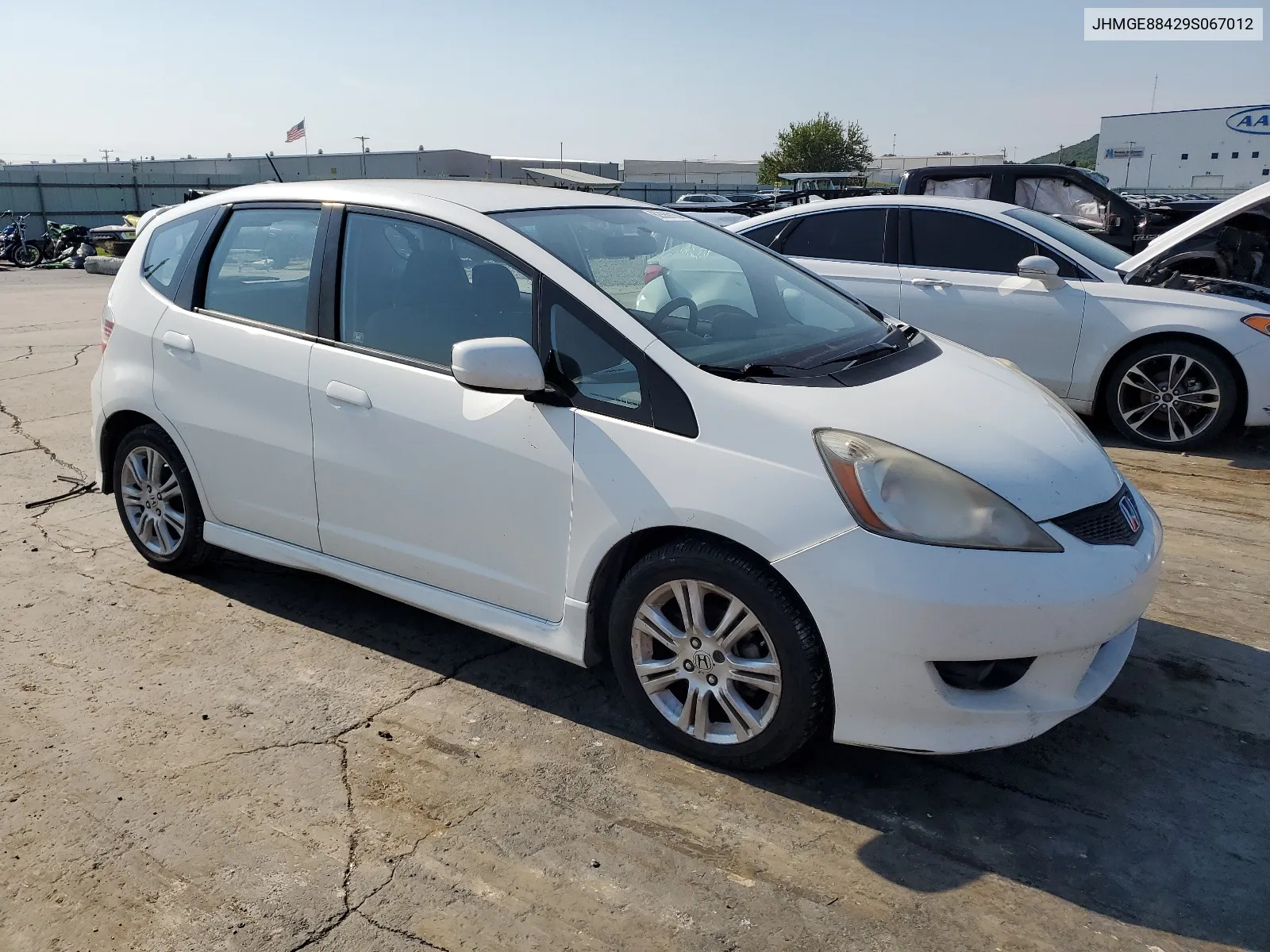 2009 Honda Fit Sport VIN: JHMGE88429S067012 Lot: 62559104