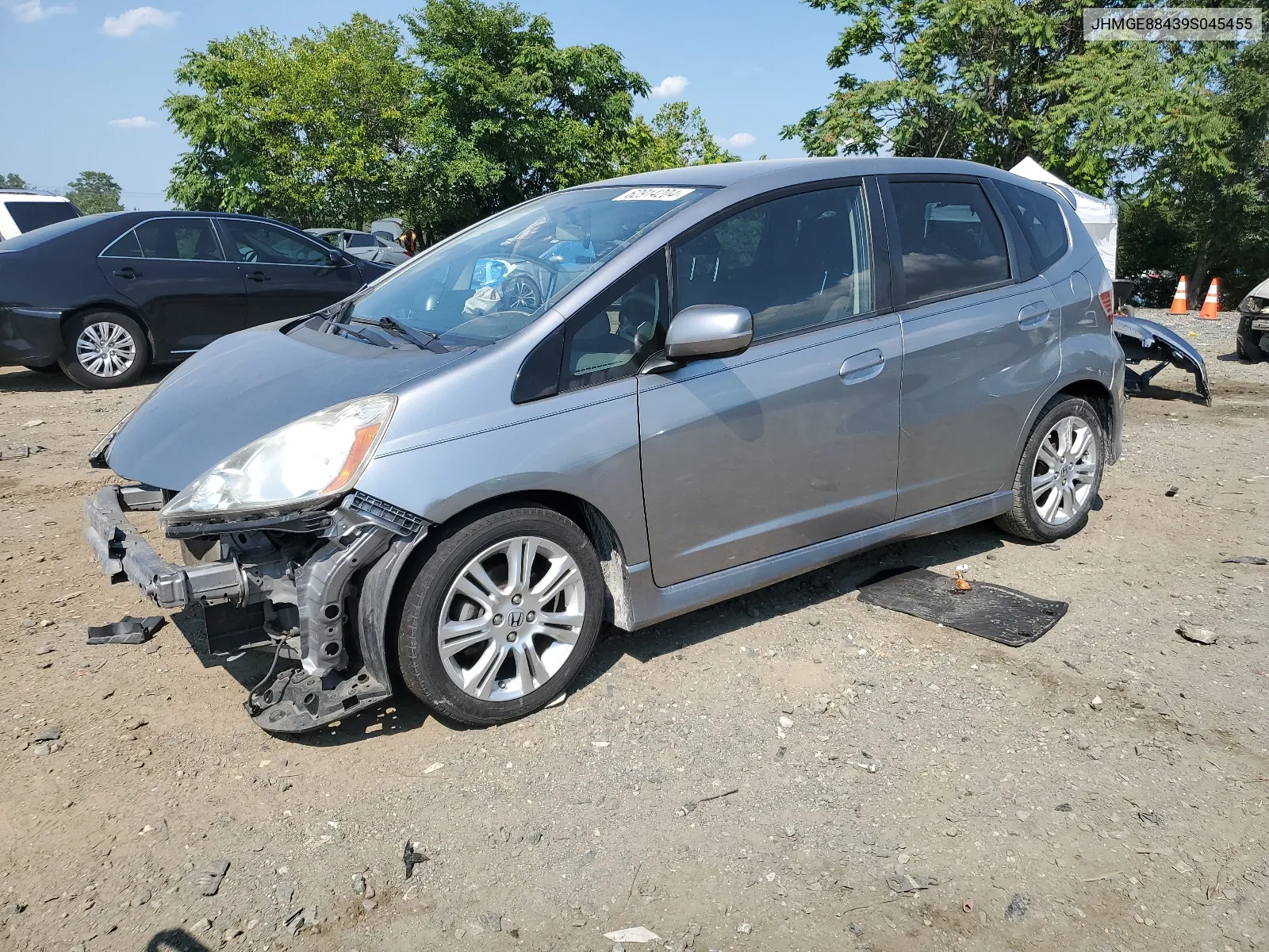 JHMGE88439S045455 2009 Honda Fit Sport