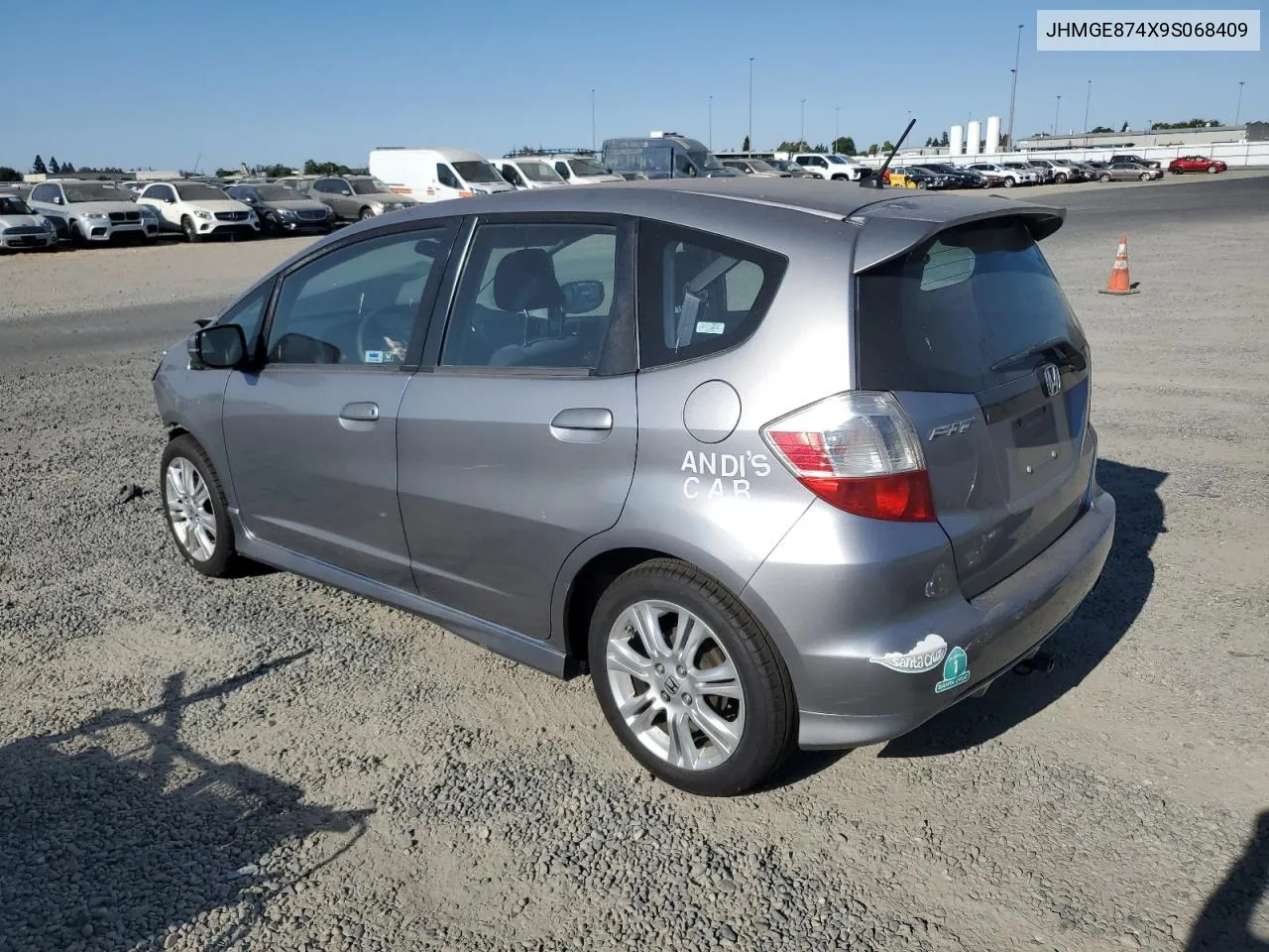 2009 Honda Fit Sport VIN: JHMGE874X9S068409 Lot: 63106954