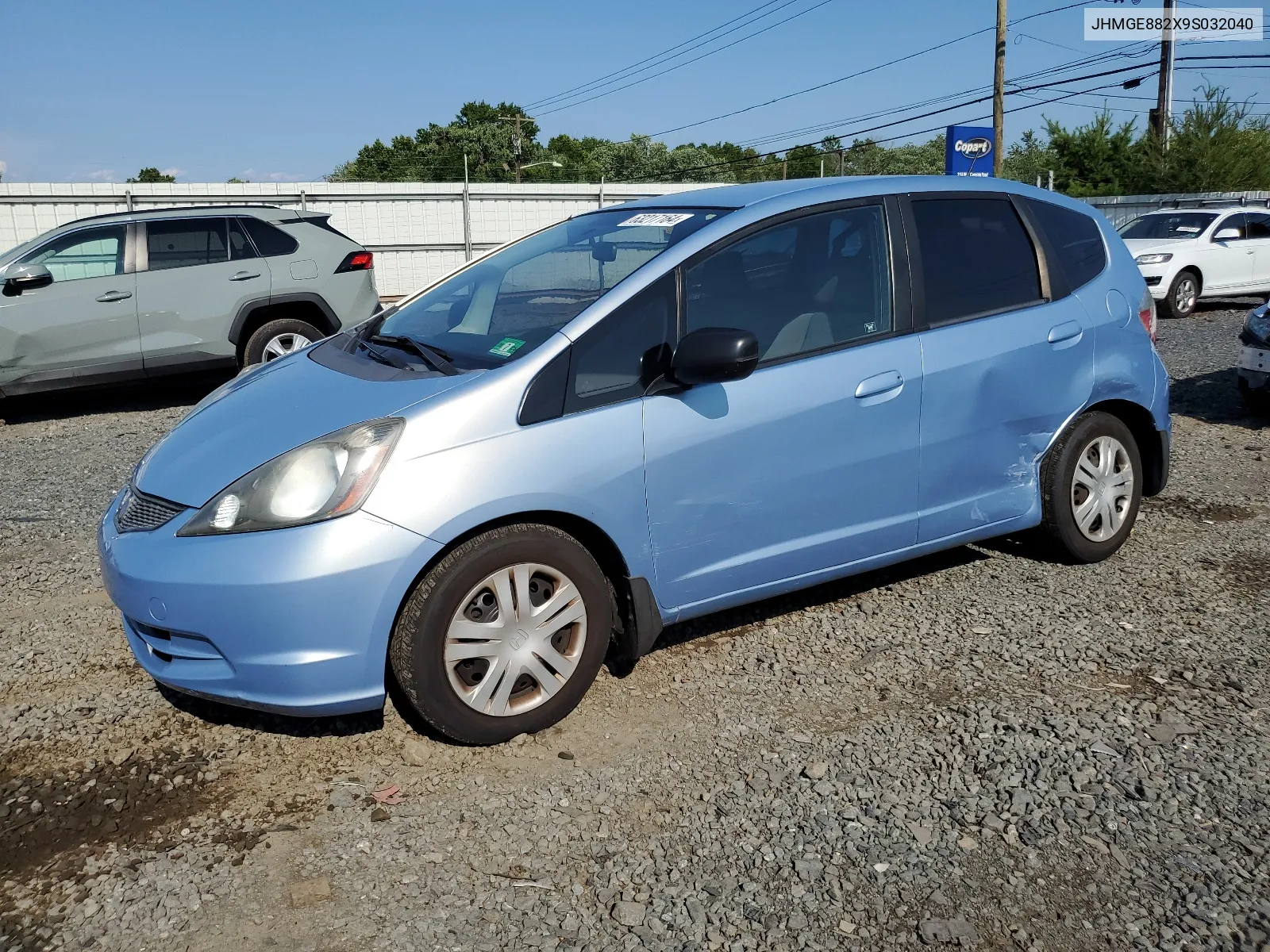 2009 Honda Fit VIN: JHMGE882X9S032040 Lot: 63217164