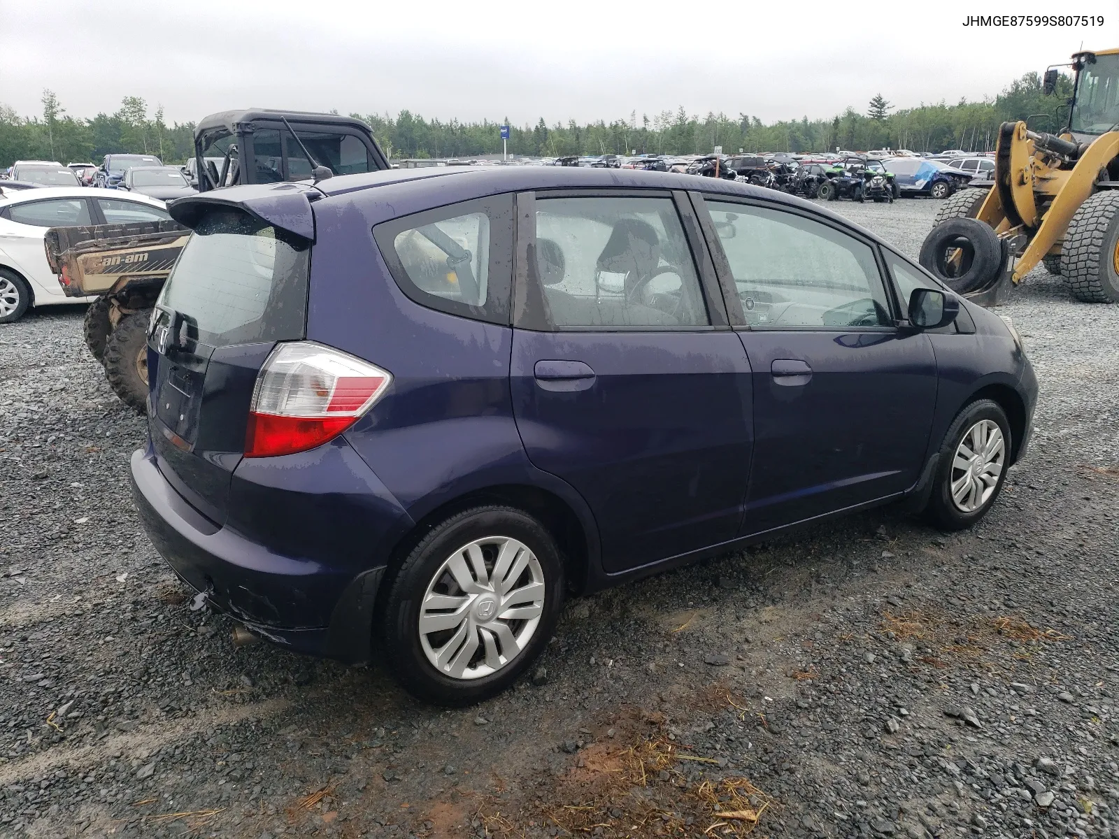 JHMGE87599S807519 2009 Honda Fit Lx