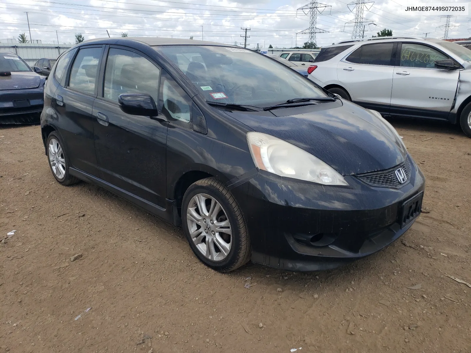 2009 Honda Fit Sport VIN: JHMGE87449S072035 Lot: 64319054