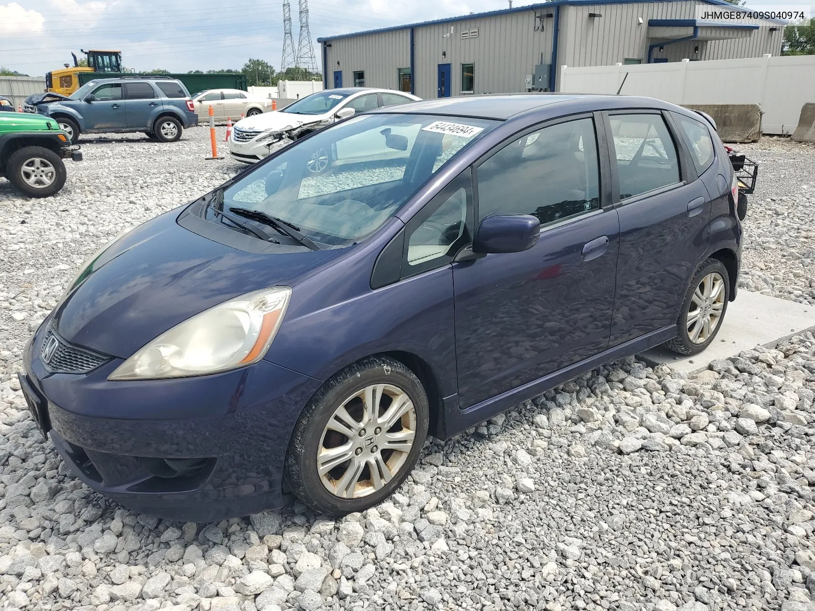 2009 Honda Fit Sport VIN: JHMGE87409S040974 Lot: 64434694