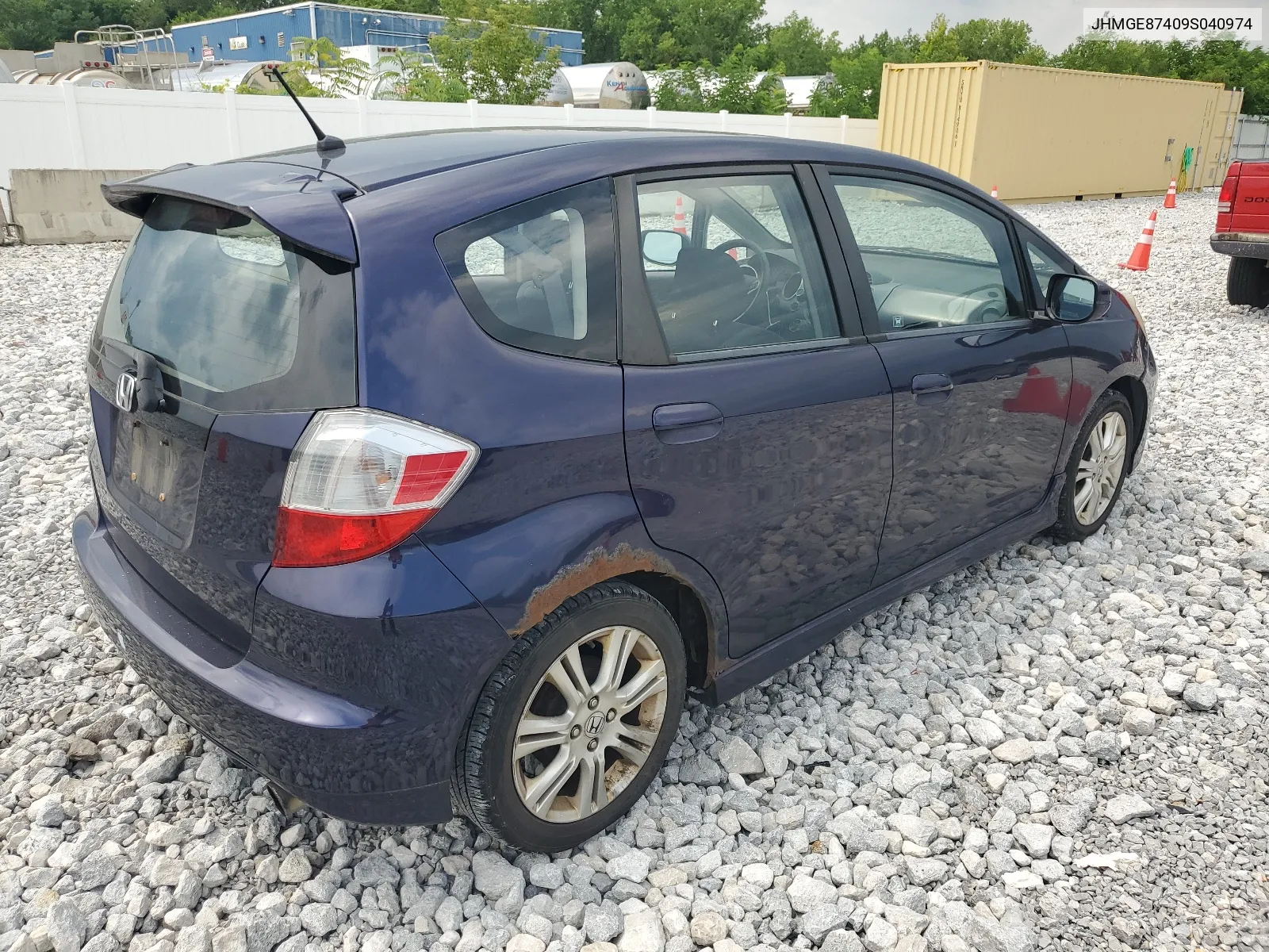 2009 Honda Fit Sport VIN: JHMGE87409S040974 Lot: 64434694