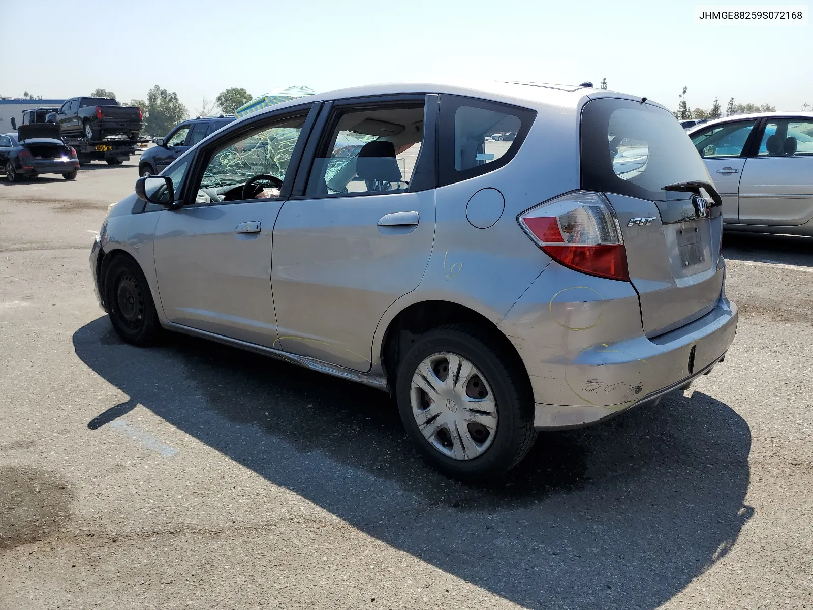 2009 Honda Fit VIN: JHMGE88259S072168 Lot: 64517894