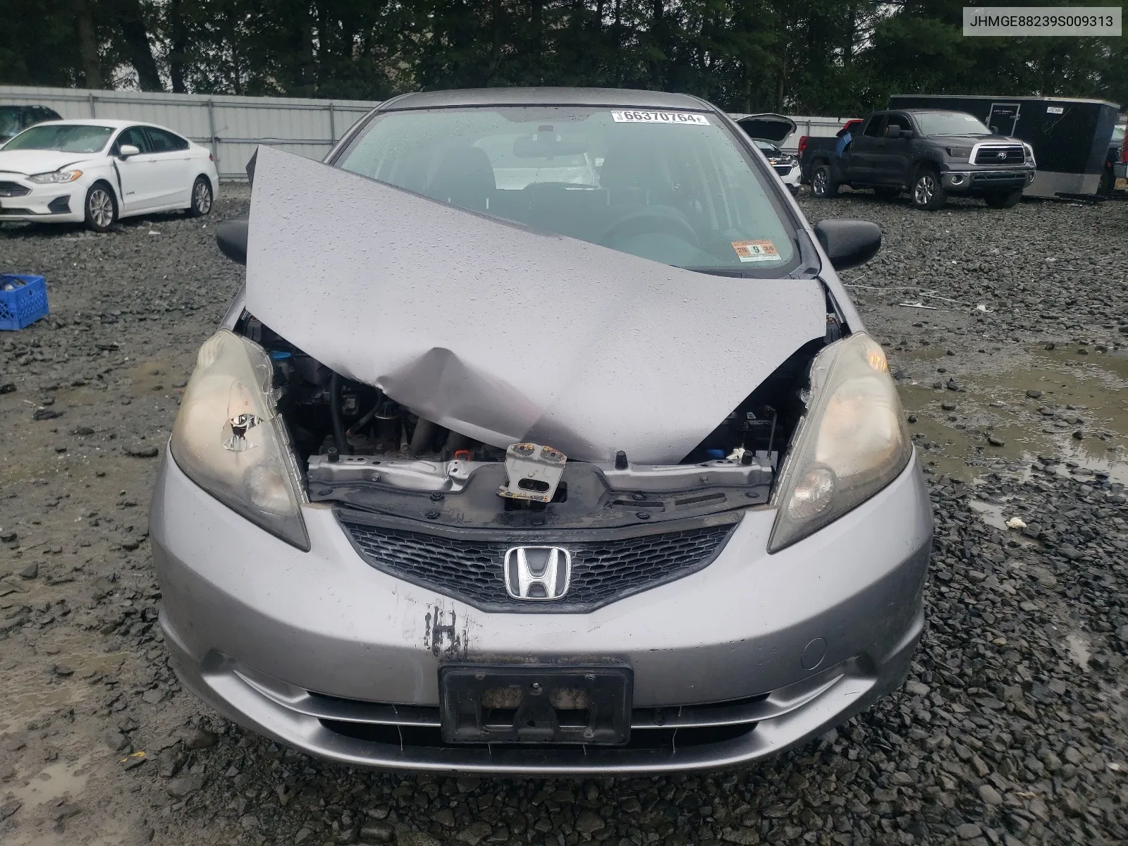 2009 Honda Fit VIN: JHMGE88239S009313 Lot: 66370764