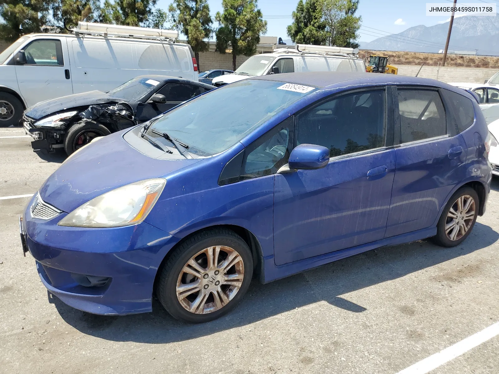 2009 Honda Fit Sport VIN: JHMGE88459S011758 Lot: 66384914