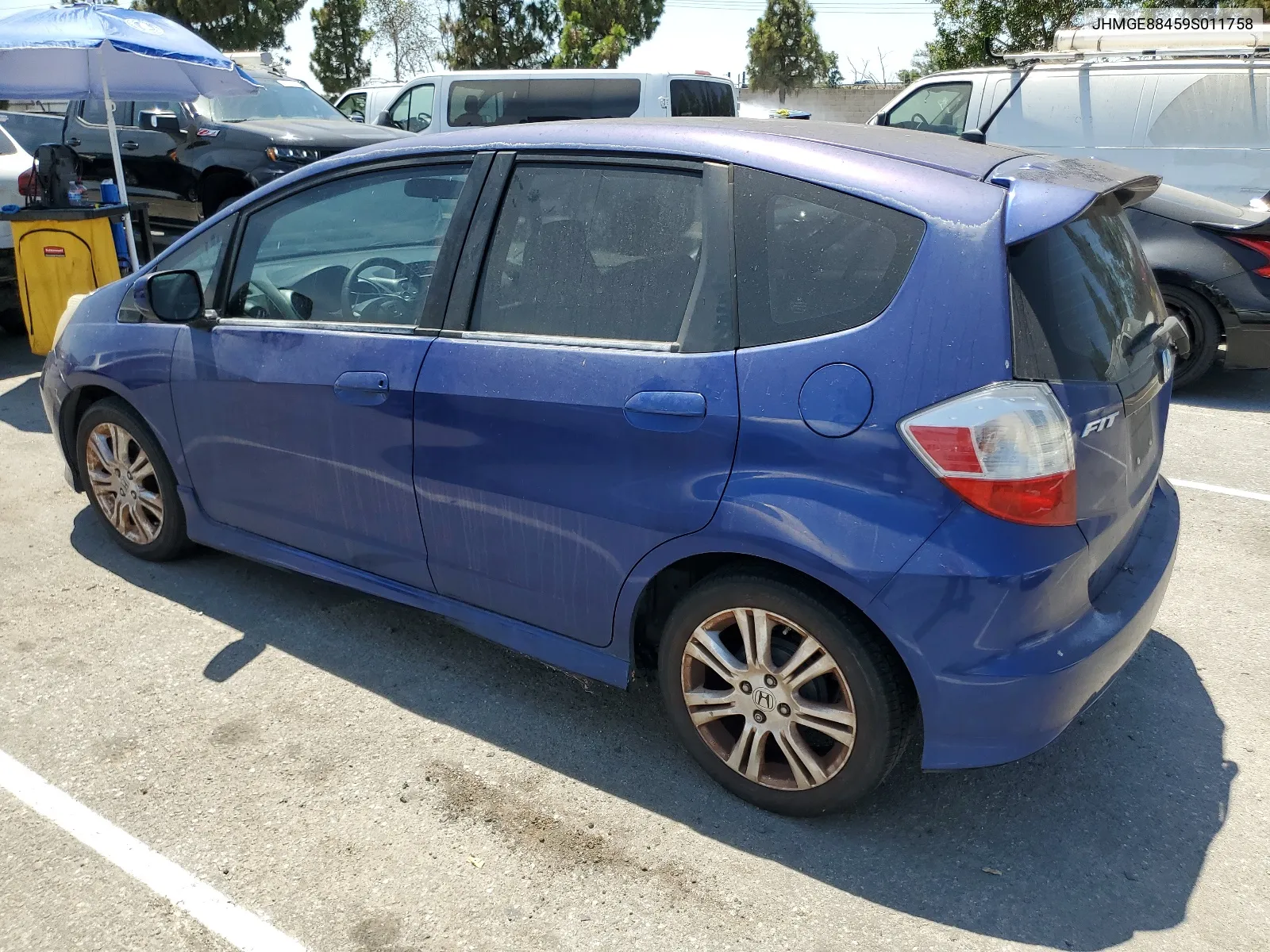 JHMGE88459S011758 2009 Honda Fit Sport