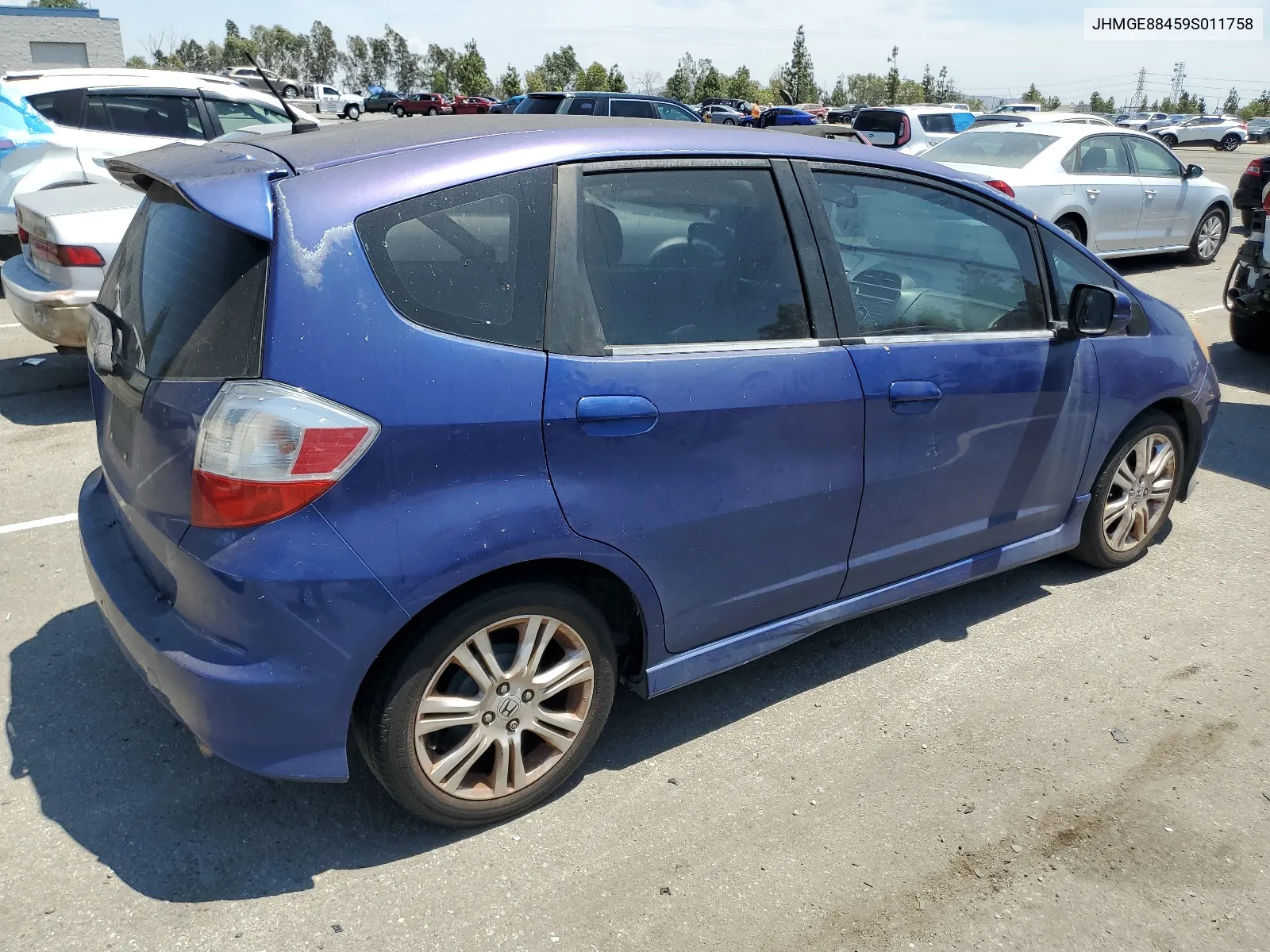 2009 Honda Fit Sport VIN: JHMGE88459S011758 Lot: 66384914