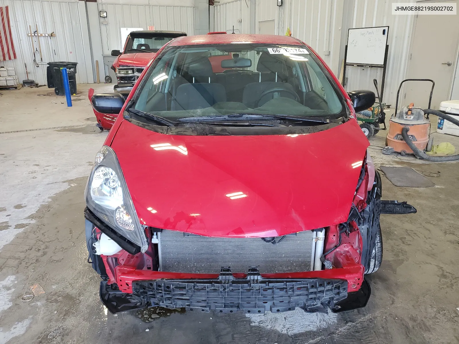 2009 Honda Fit VIN: JHMGE88219S002702 Lot: 66593174