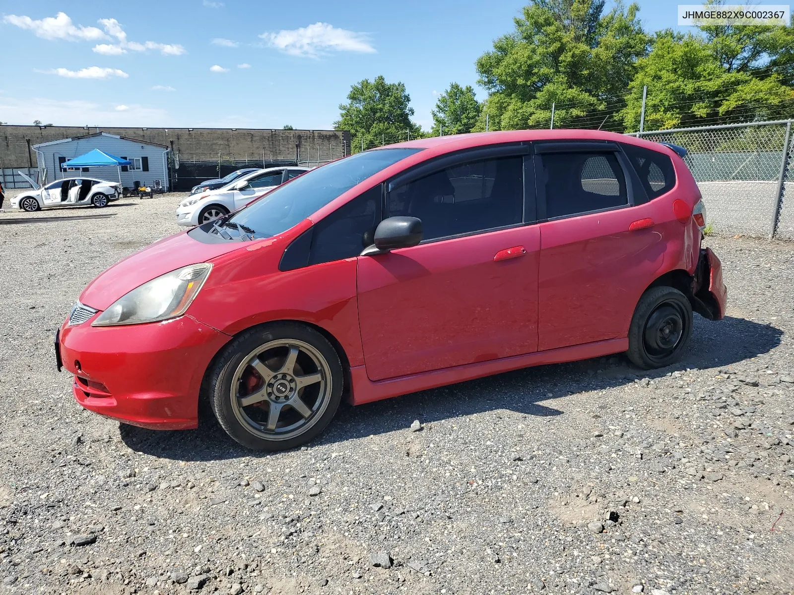 2009 Honda Fit VIN: JHMGE882X9C002367 Lot: 67123814