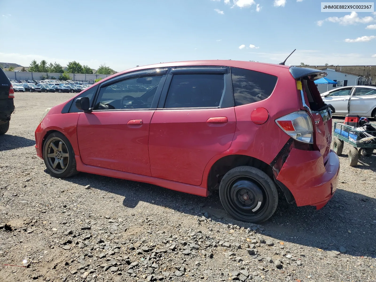 2009 Honda Fit VIN: JHMGE882X9C002367 Lot: 67123814