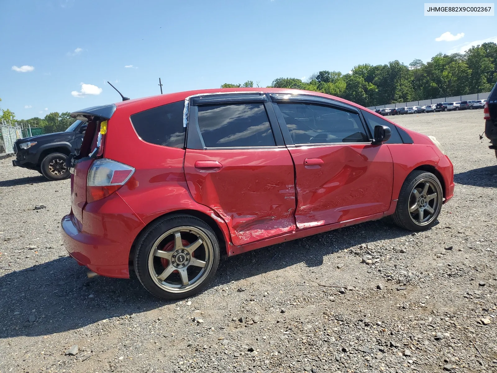 2009 Honda Fit VIN: JHMGE882X9C002367 Lot: 67123814