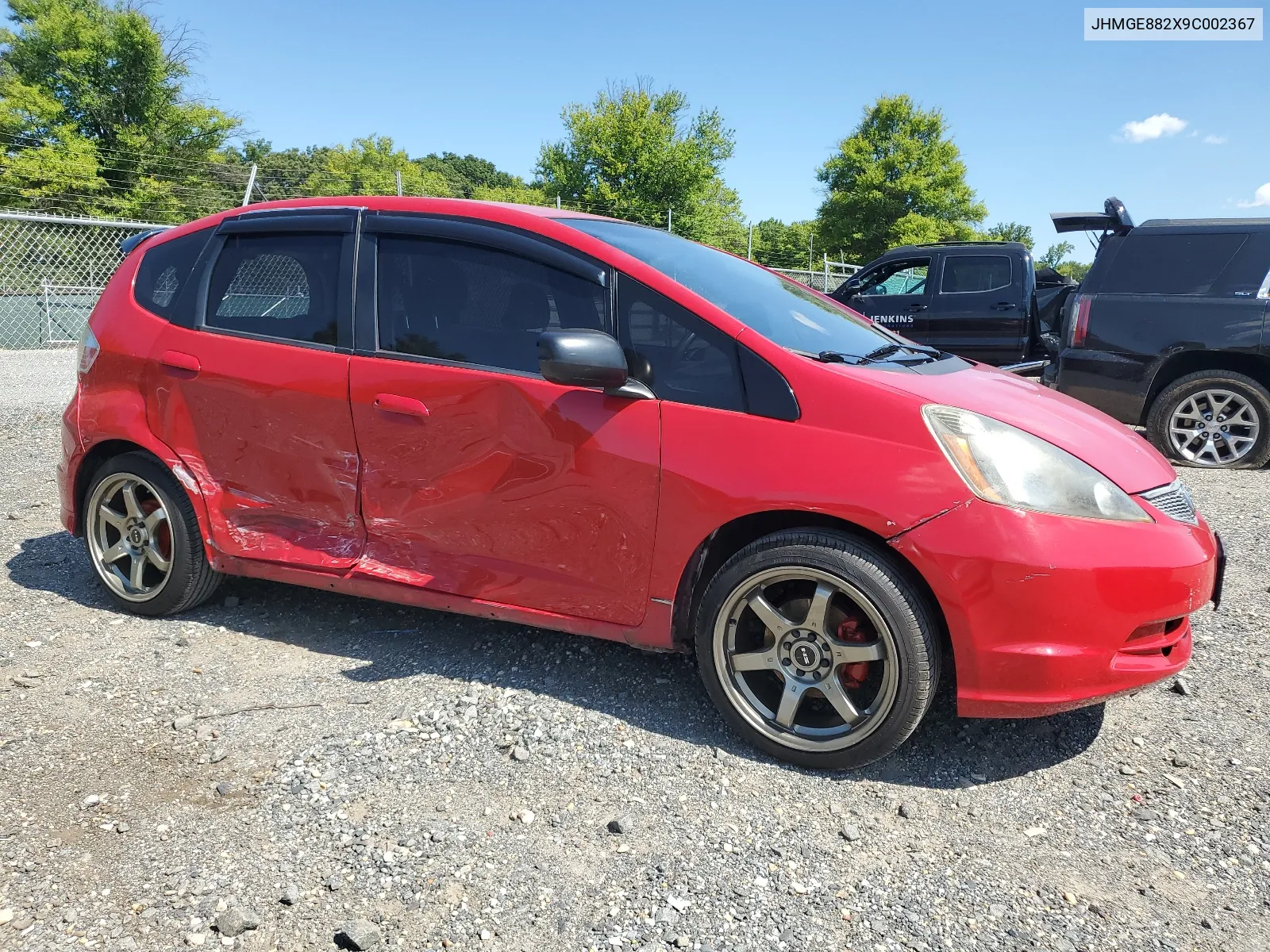 2009 Honda Fit VIN: JHMGE882X9C002367 Lot: 67123814