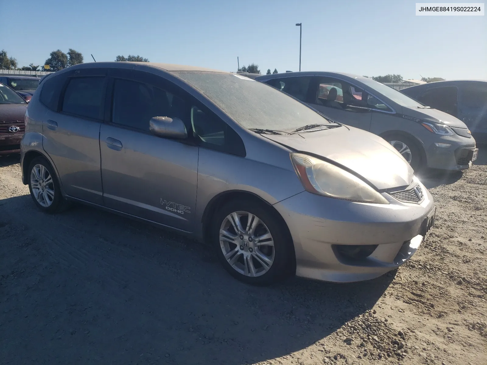 2009 Honda Fit Sport VIN: JHMGE88419S022224 Lot: 67800044