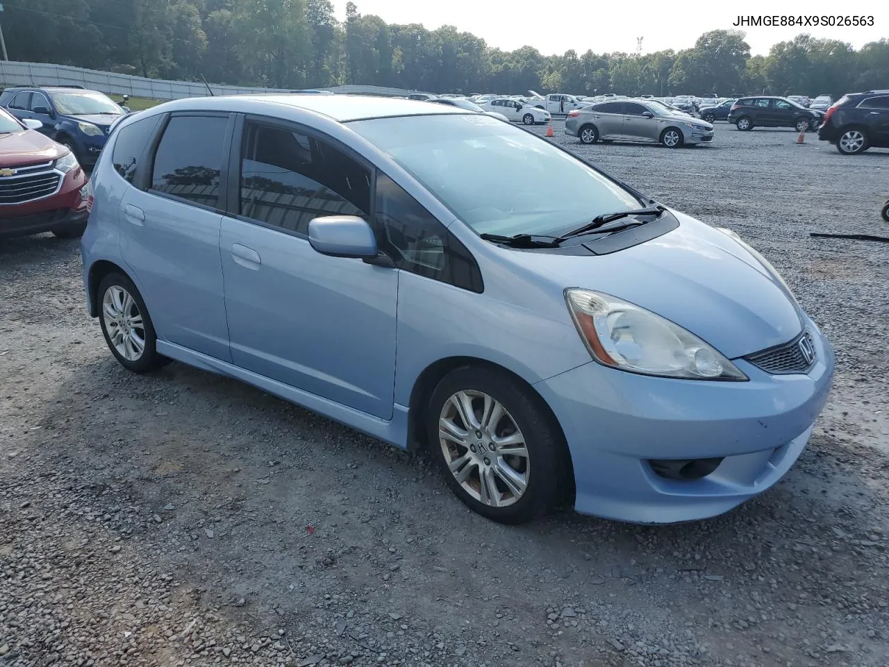 2009 Honda Fit Sport VIN: JHMGE884X9S026563 Lot: 68871024