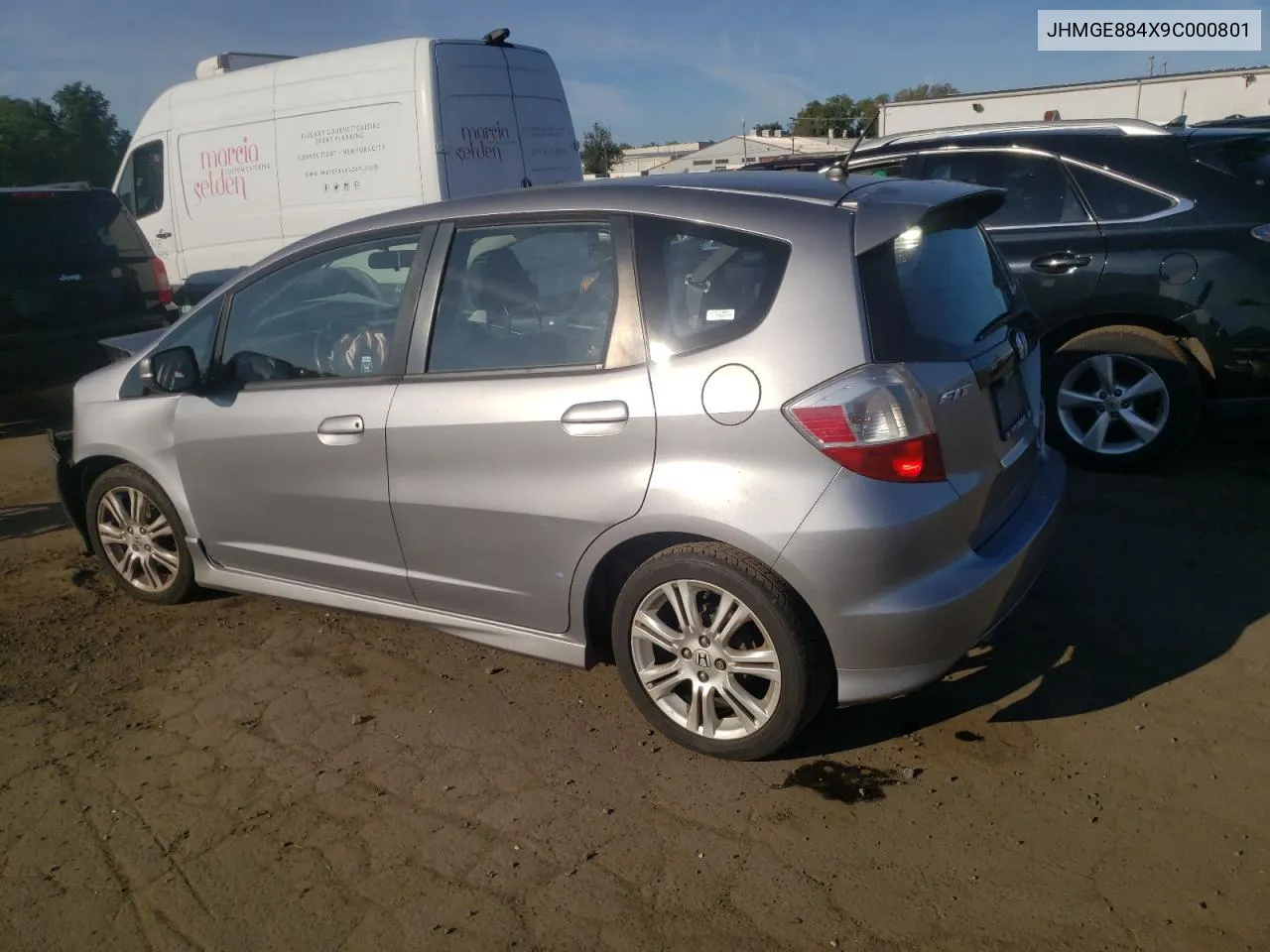 2009 Honda Fit Sport VIN: JHMGE884X9C000801 Lot: 70806834