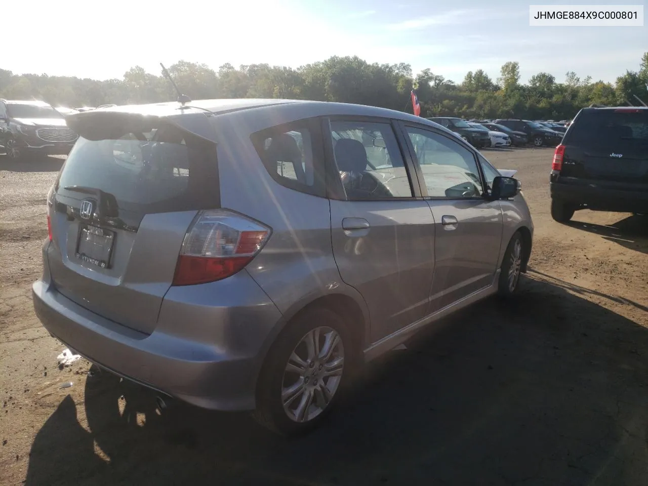 2009 Honda Fit Sport VIN: JHMGE884X9C000801 Lot: 70806834