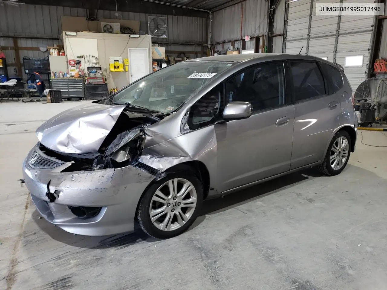 JHMGE88499S017496 2009 Honda Fit Sport
