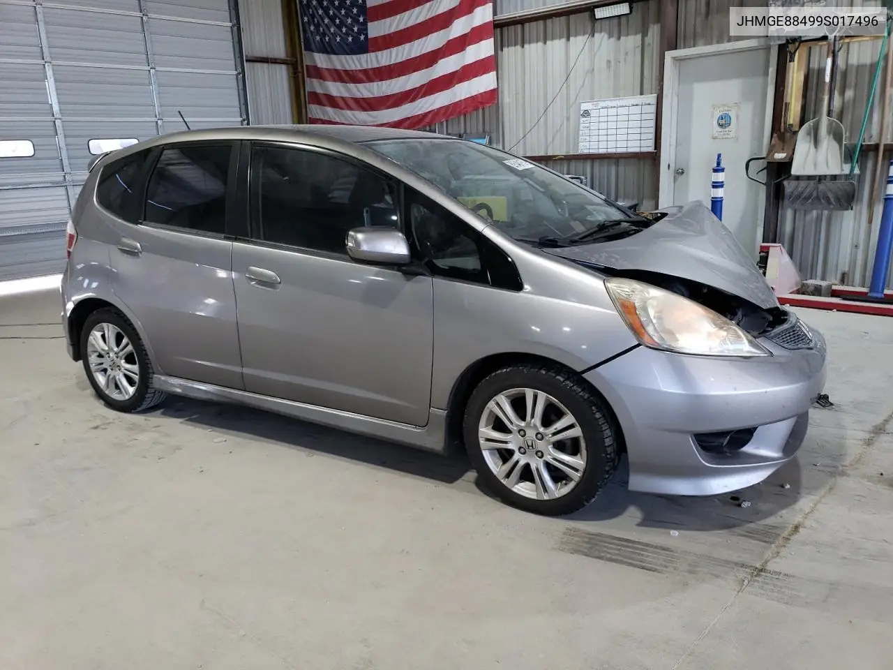 JHMGE88499S017496 2009 Honda Fit Sport
