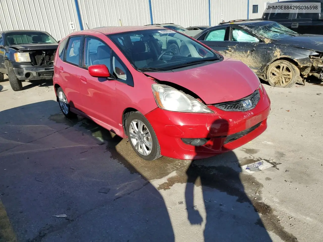 JHMGE88429S036598 2009 Honda Fit Sport