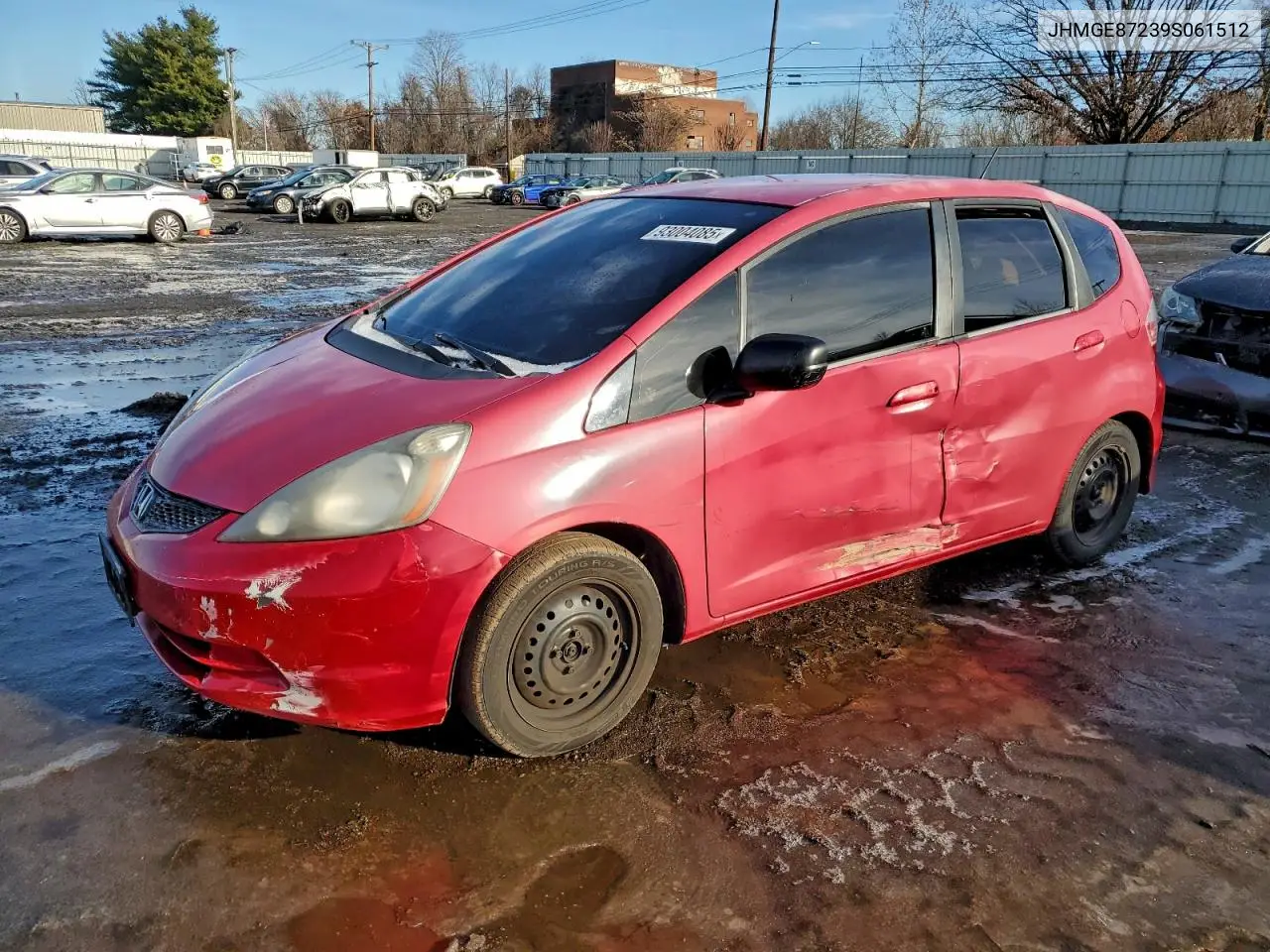 JHMGE87239S061512 2009 Honda Fit