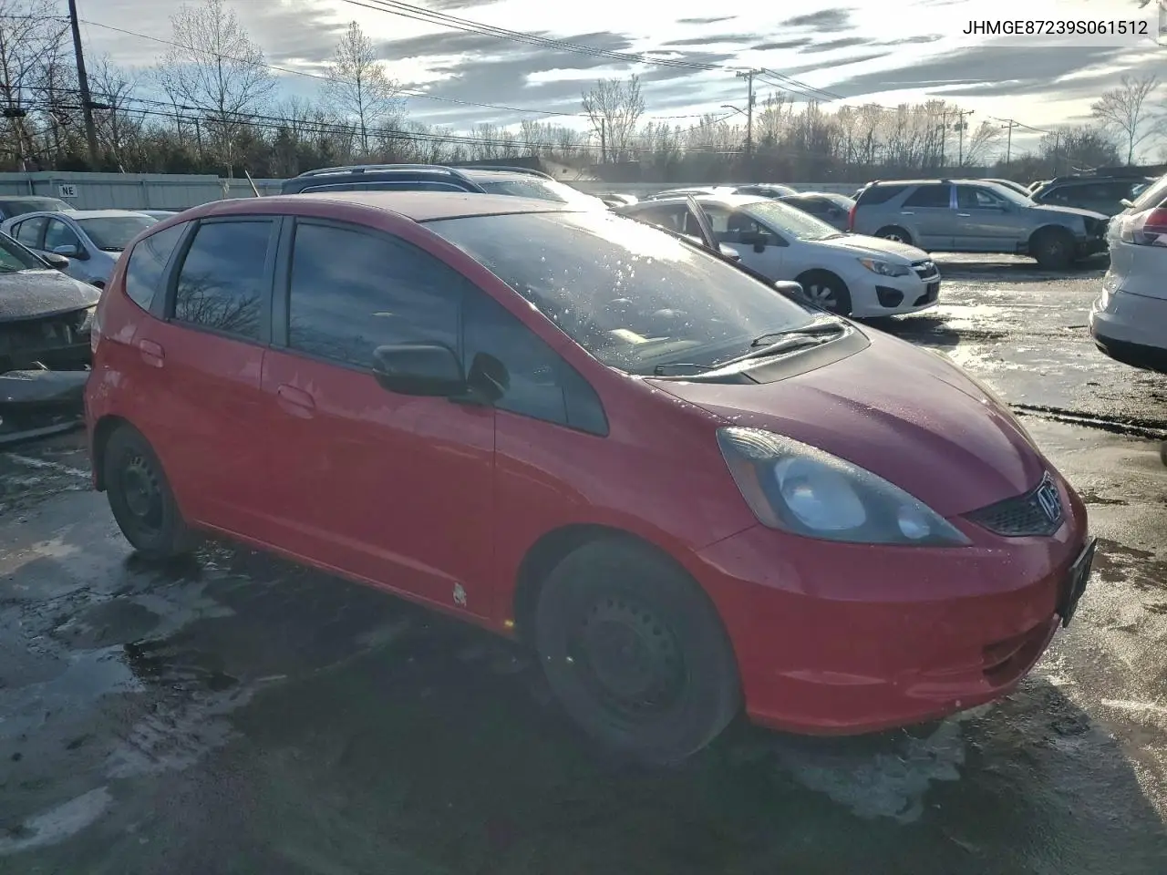 JHMGE87239S061512 2009 Honda Fit