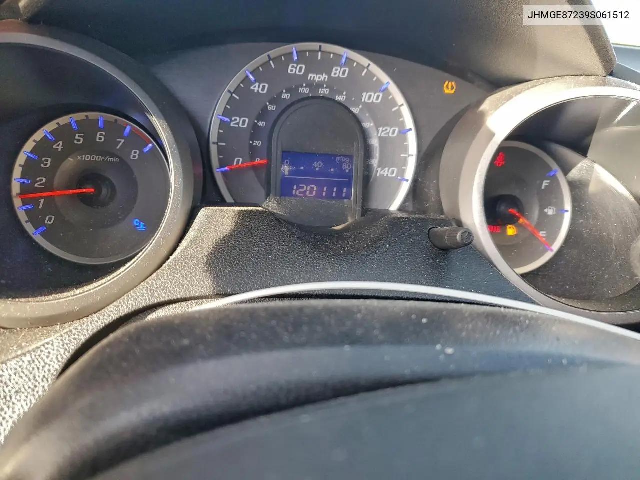 JHMGE87239S061512 2009 Honda Fit