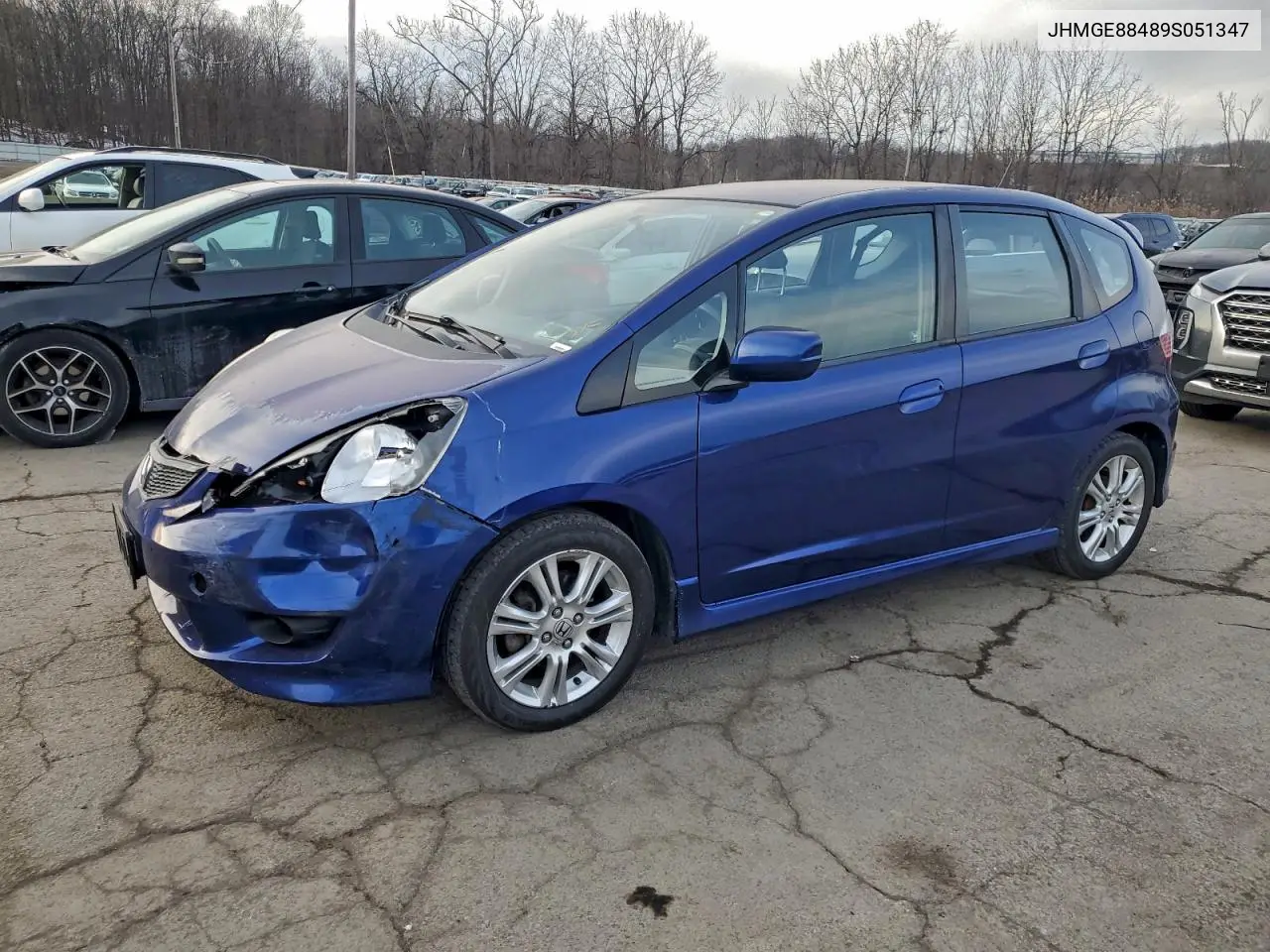 JHMGE88489S051347 2009 Honda Fit Sport