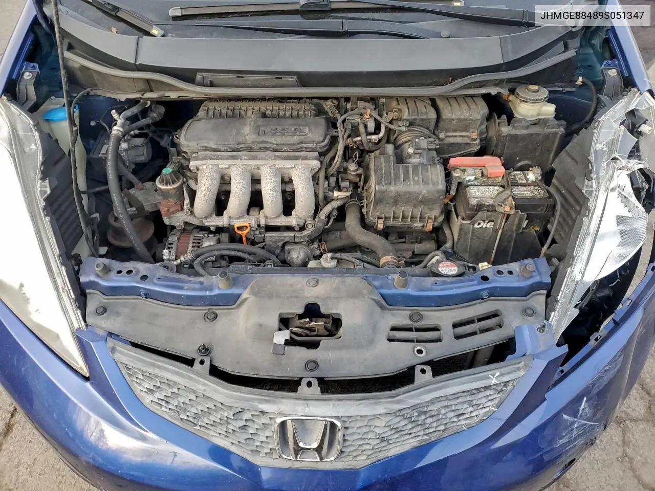 JHMGE88489S051347 2009 Honda Fit Sport