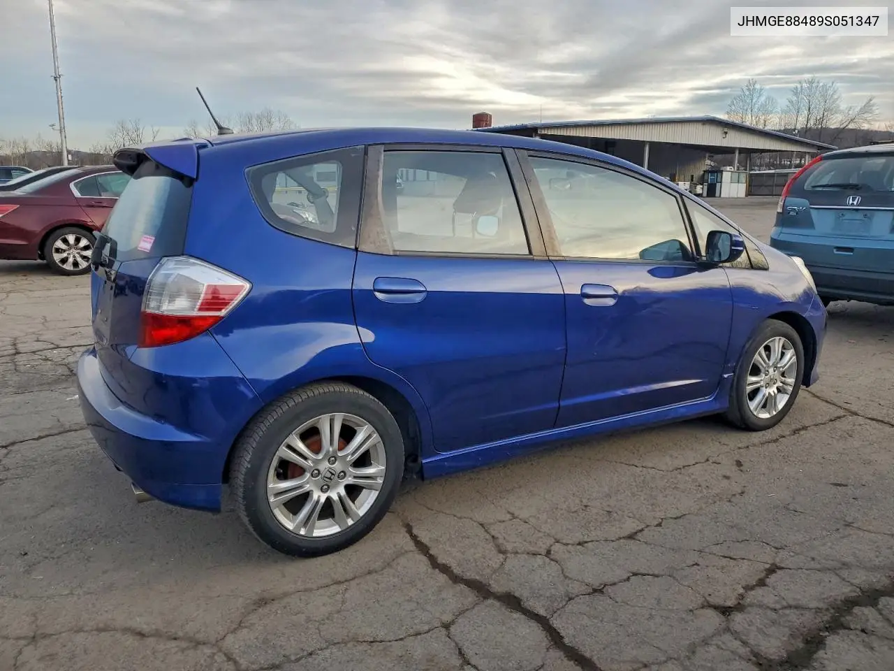 JHMGE88489S051347 2009 Honda Fit Sport