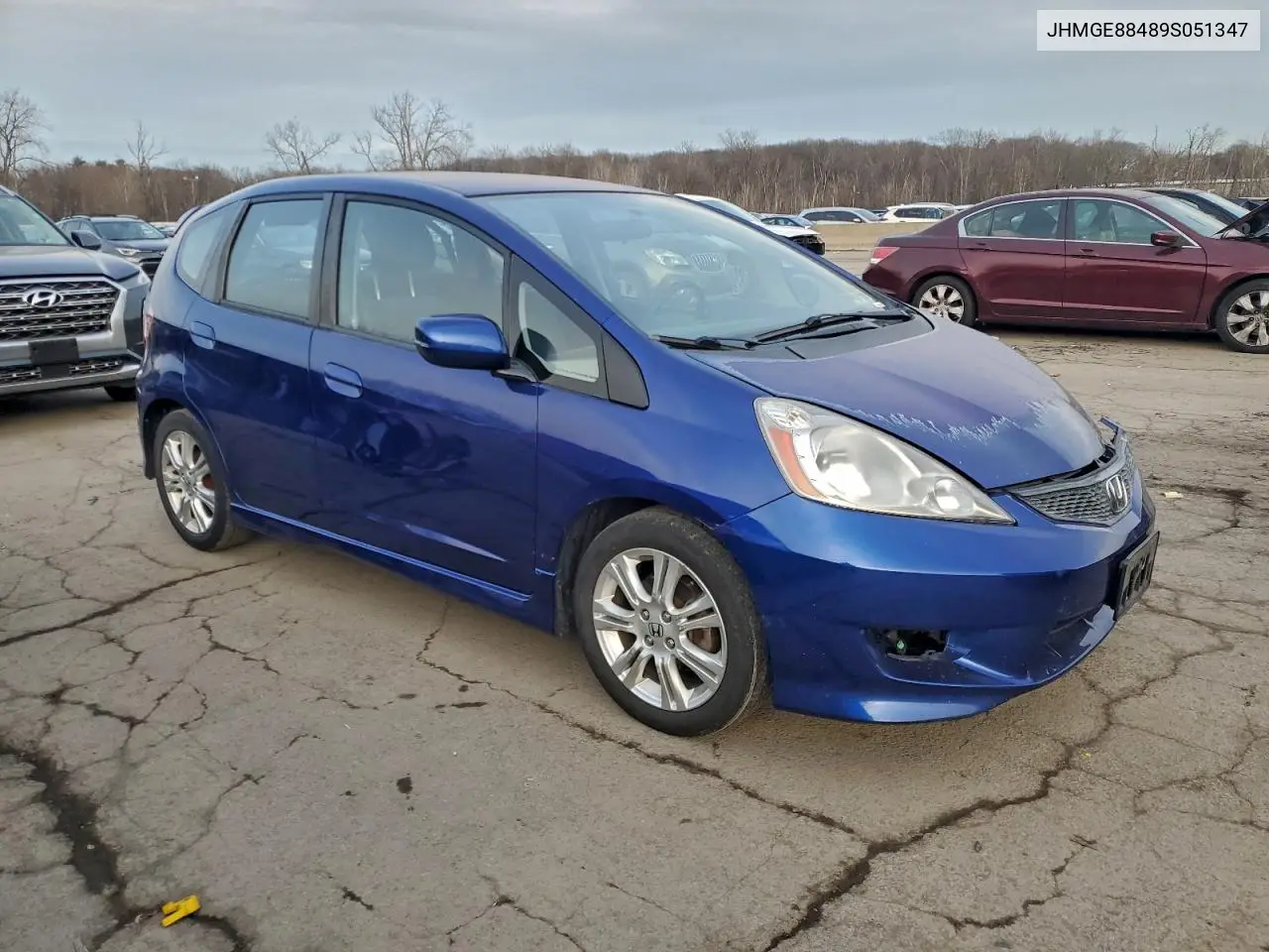 JHMGE88489S051347 2009 Honda Fit Sport