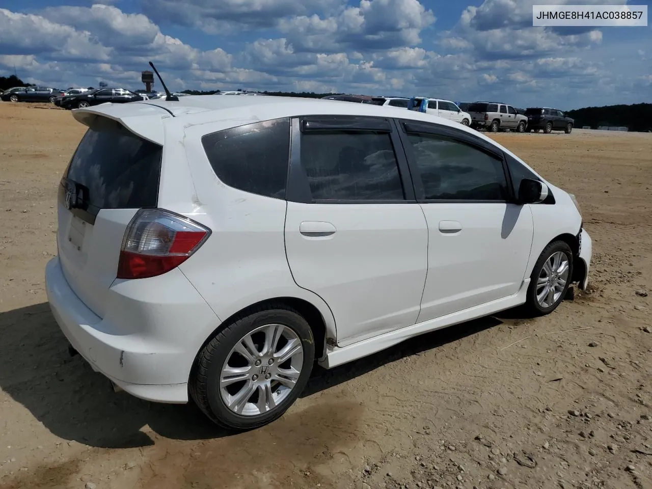 2010 Honda Fit Sport VIN: JHMGE8H41AC038857 Lot: 53469304