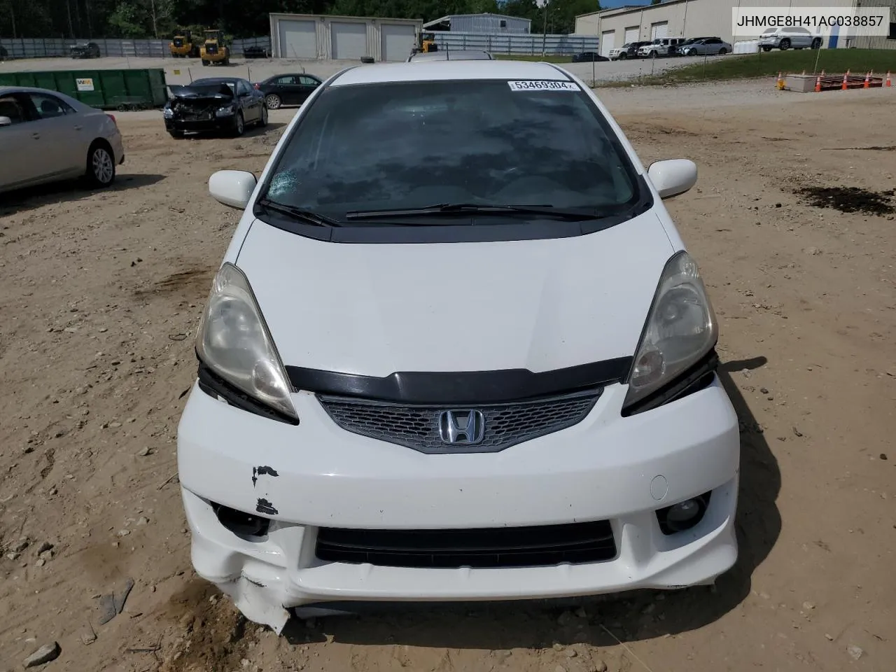 2010 Honda Fit Sport VIN: JHMGE8H41AC038857 Lot: 53469304