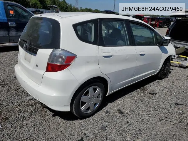 2010 Honda Fit VIN: JHMGE8H24AC029469 Lot: 55103524