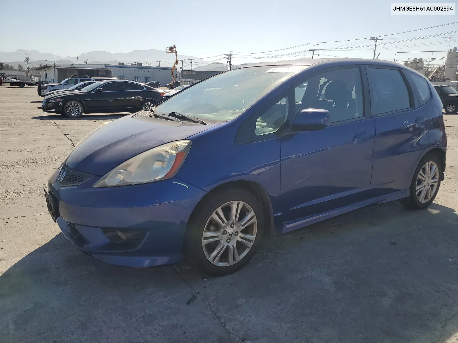 2010 Honda Fit Sport VIN: JHMGE8H61AC002894 Lot: 59122294