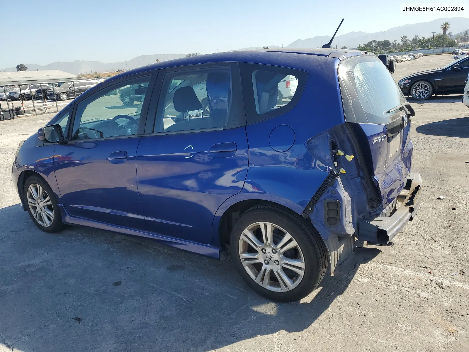 2010 Honda Fit Sport VIN: JHMGE8H61AC002894 Lot: 59122294