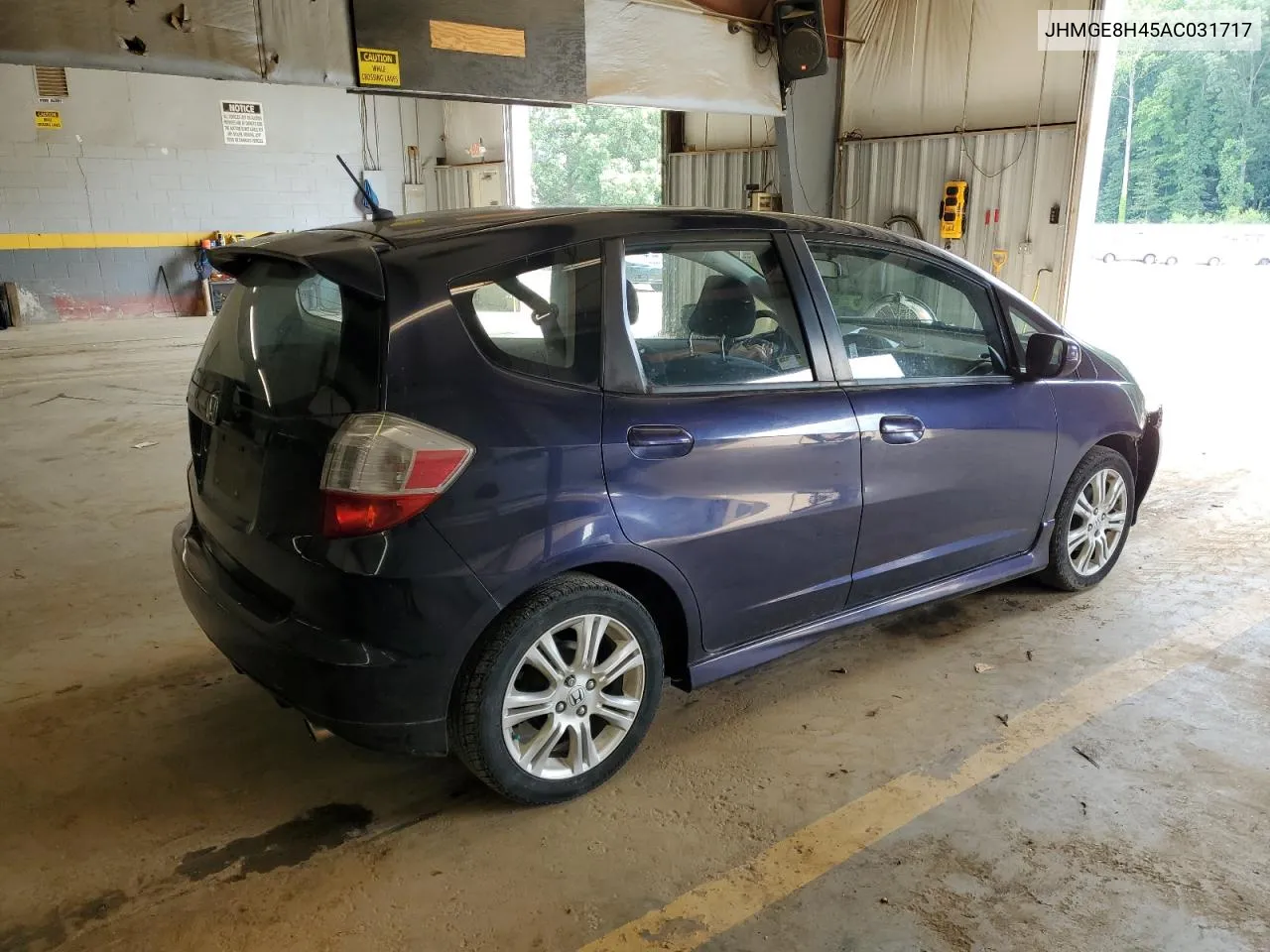 2010 Honda Fit Sport VIN: JHMGE8H45AC031717 Lot: 60856564