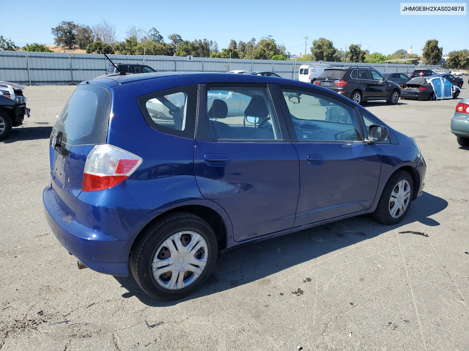 2010 Honda Fit VIN: JHMGE8H2XAS024878 Lot: 61502594