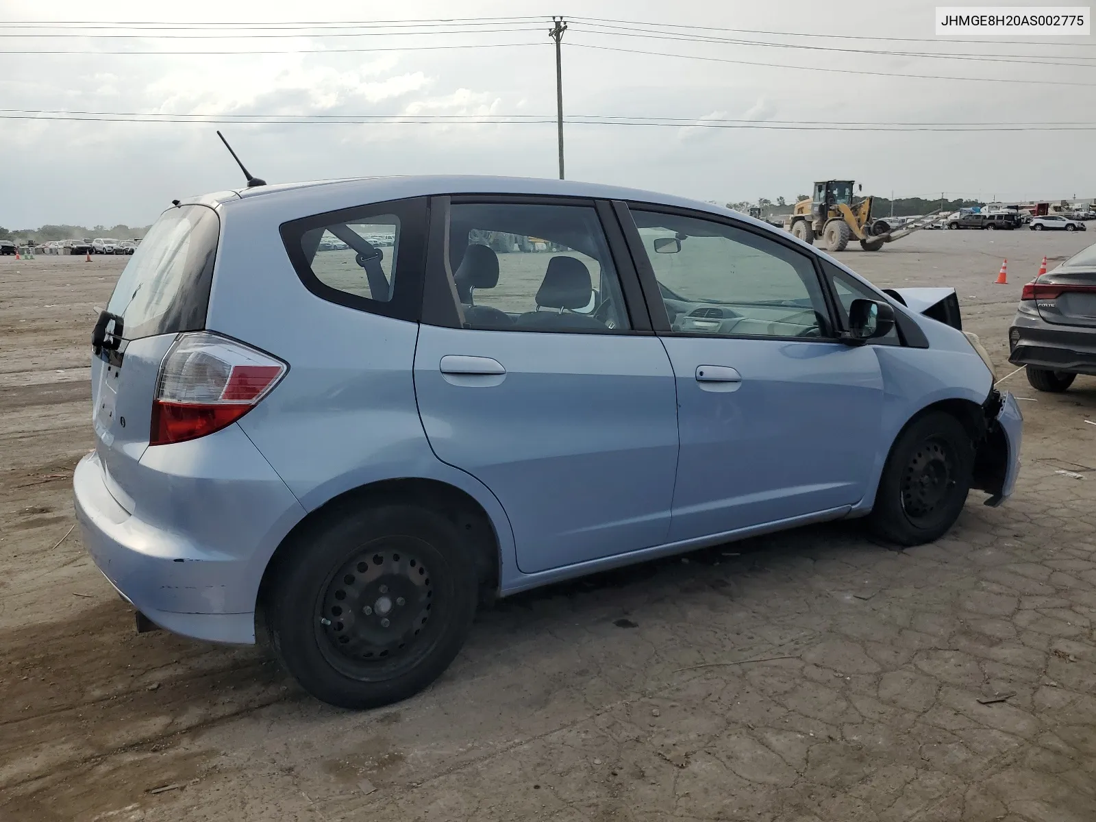 2010 Honda Fit VIN: JHMGE8H20AS002775 Lot: 61756614