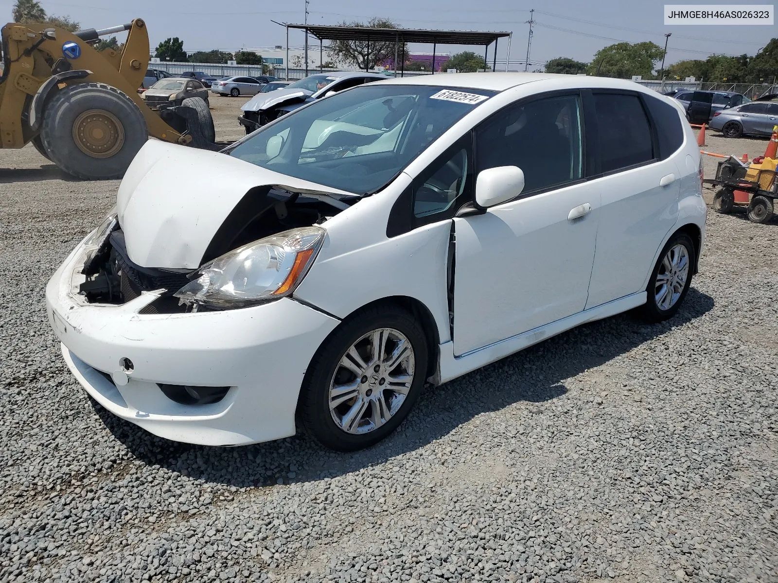 JHMGE8H46AS026323 2010 Honda Fit Sport