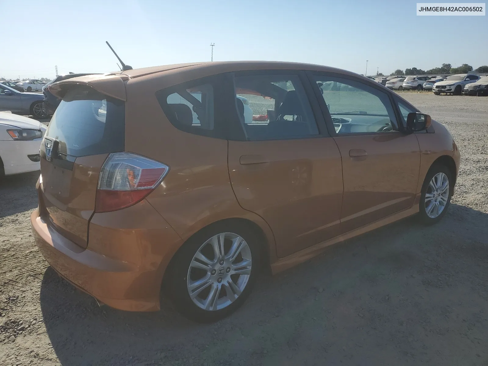 2010 Honda Fit Sport VIN: JHMGE8H42AC006502 Lot: 61905734