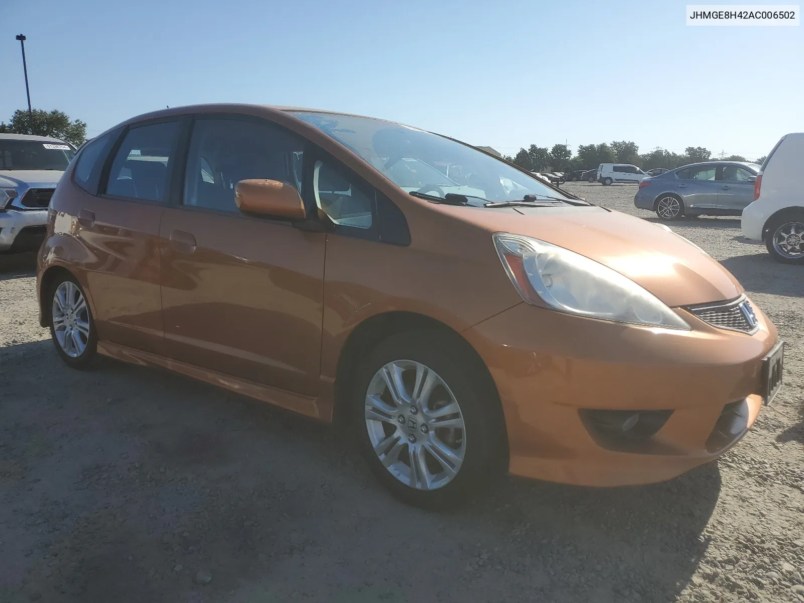 2010 Honda Fit Sport VIN: JHMGE8H42AC006502 Lot: 61905734