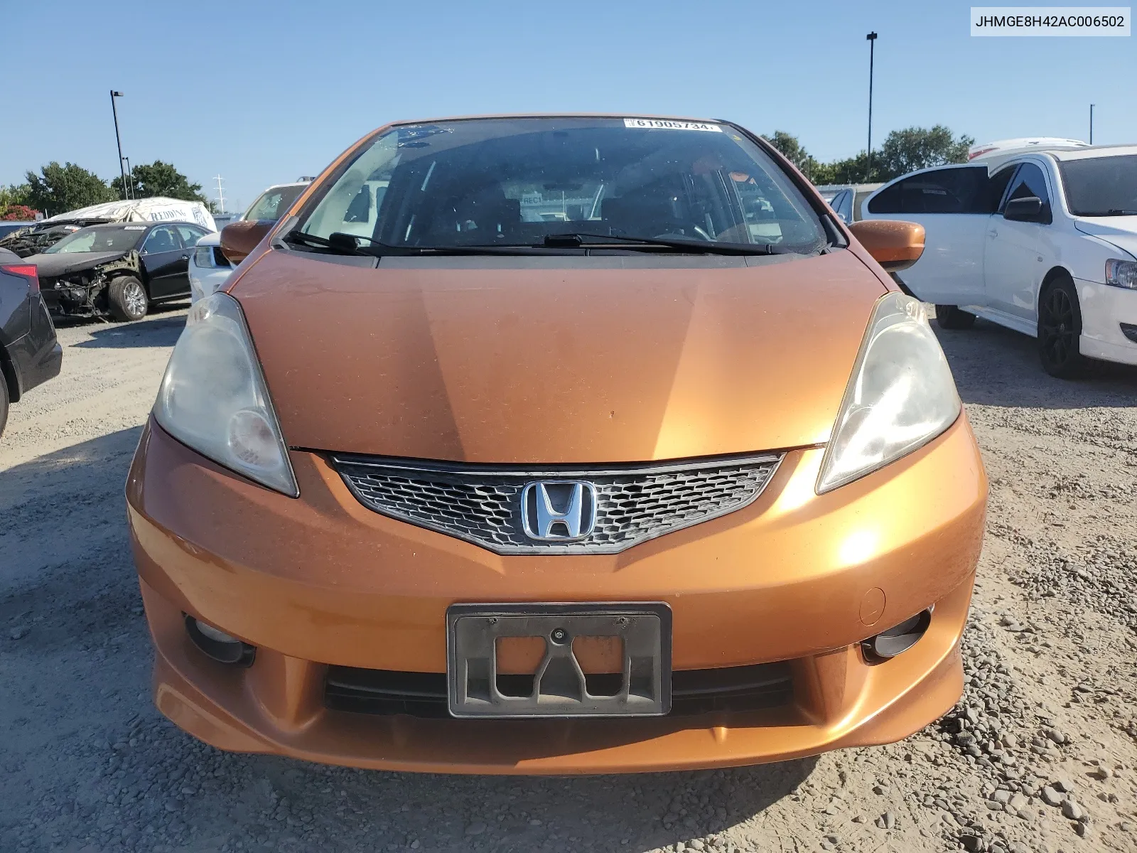 2010 Honda Fit Sport VIN: JHMGE8H42AC006502 Lot: 61905734