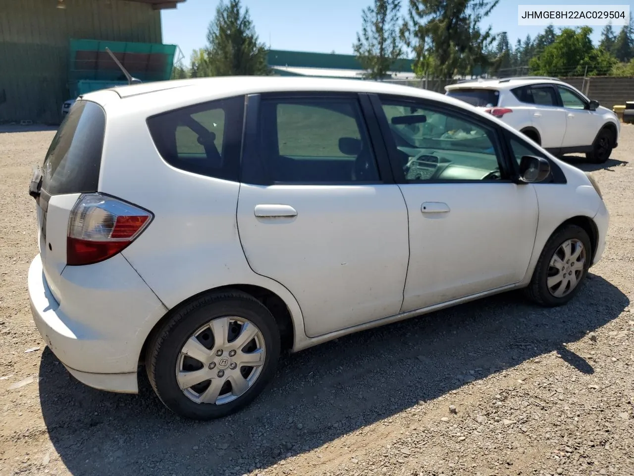 2010 Honda Fit VIN: JHMGE8H22AC029504 Lot: 62141904