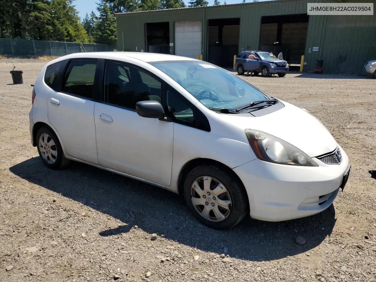 2010 Honda Fit VIN: JHMGE8H22AC029504 Lot: 62141904