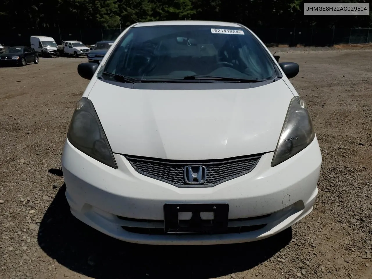 2010 Honda Fit VIN: JHMGE8H22AC029504 Lot: 62141904