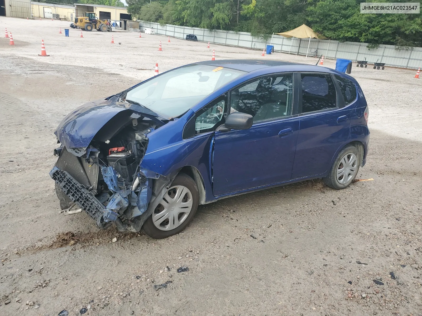 2010 Honda Fit VIN: JHMGE8H21AC023547 Lot: 62408834